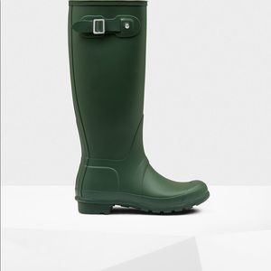Hunter boots green